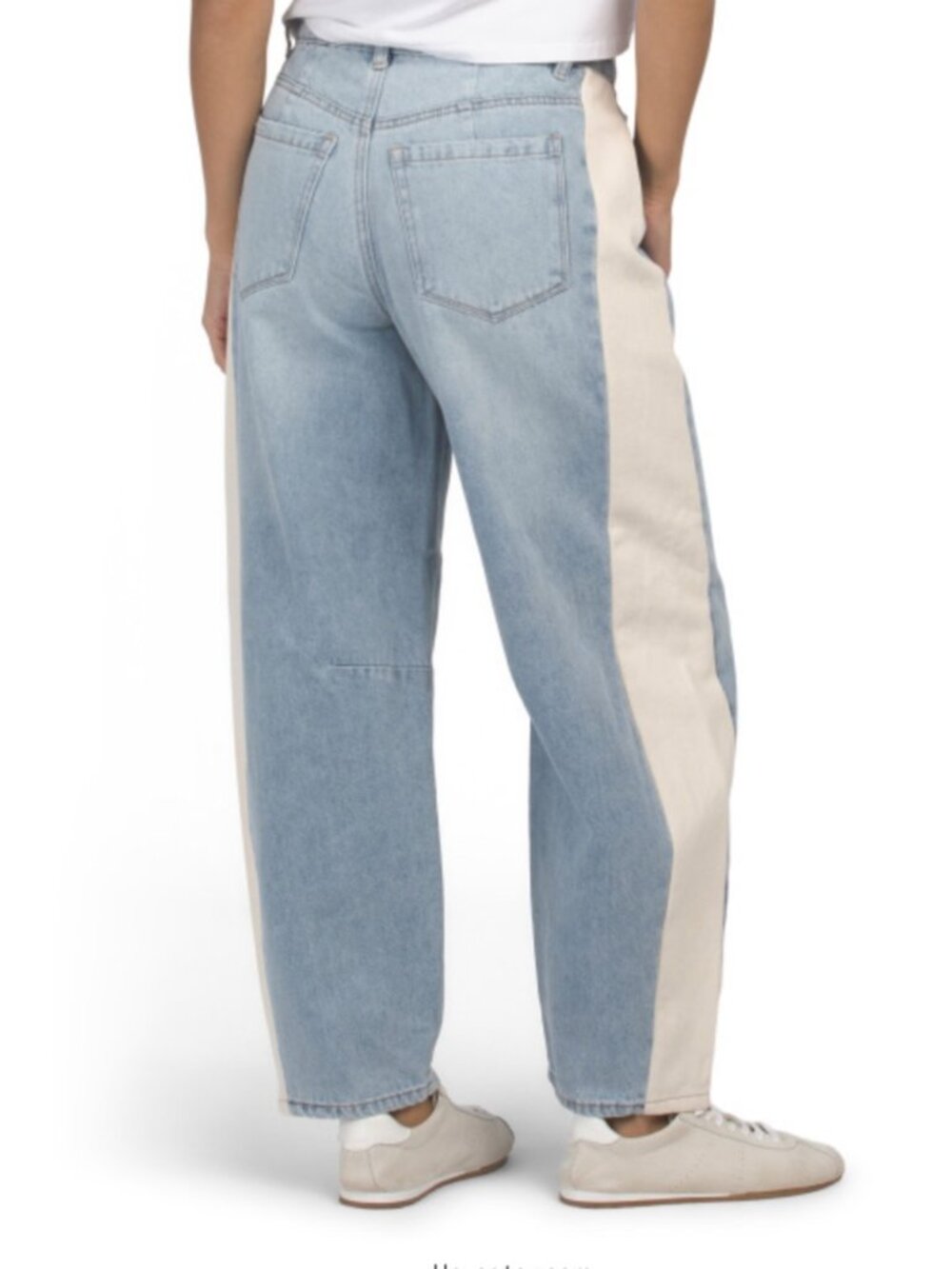 BLANK NYC Color Block Barrel Leg Jeans - Picture 2 of 2